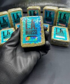 La Mousse Hash – Gelato 41, a premium dry sift concentrate with a soft mousse-like texture and sweet, creamy Gelato 41 aroma.